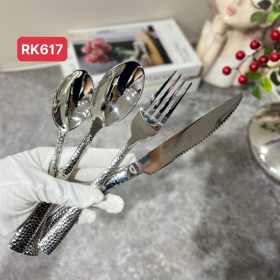 Bộ dao thìa dĩa tiên cá inox 304 - RK617