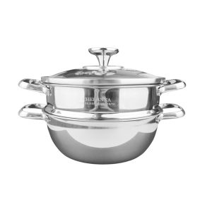 [TC4 - NK-AL465P22Z] Nồi kèm xửng hấp 2 tầng Chef Anna