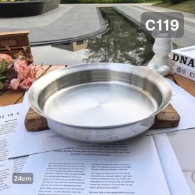 [TC16 - CKM-JY3L24DP] Đĩa inox kiêm chảo Chockmen